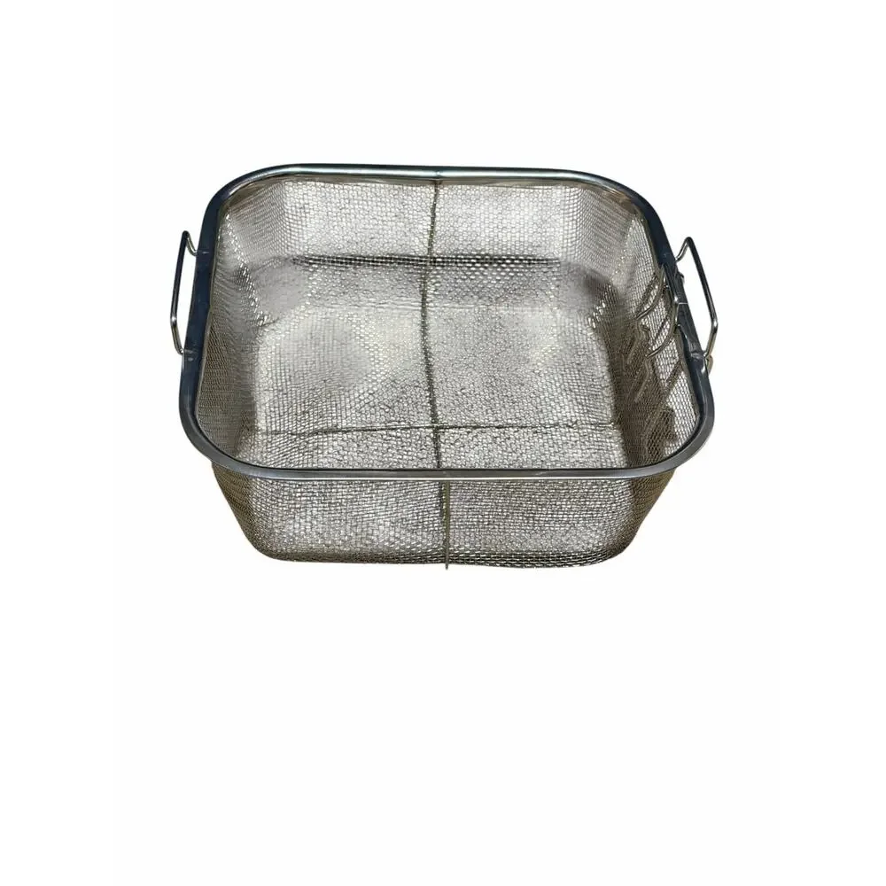 Copper Chef 9.5 Square Pot Lid Fry Basket Burger Press  Silicone Trivet Nonstick